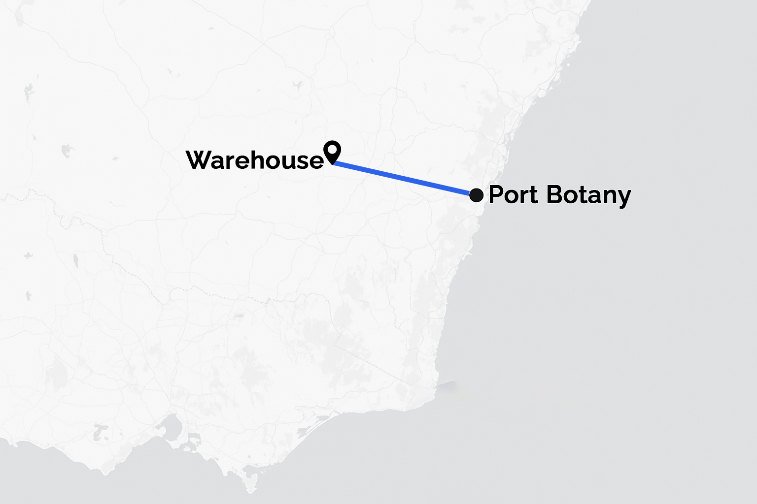 Port to Warehouse